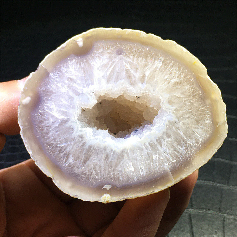 天然紫晶金洞招财聚宝盆玛瑙原石风水小摆件男女情侣信物开运旺财