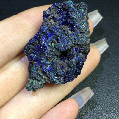 天然蓝铜矿原石孔雀石