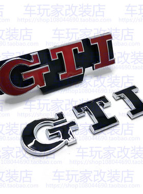 大众高尔夫改装GTI中网标车尾标