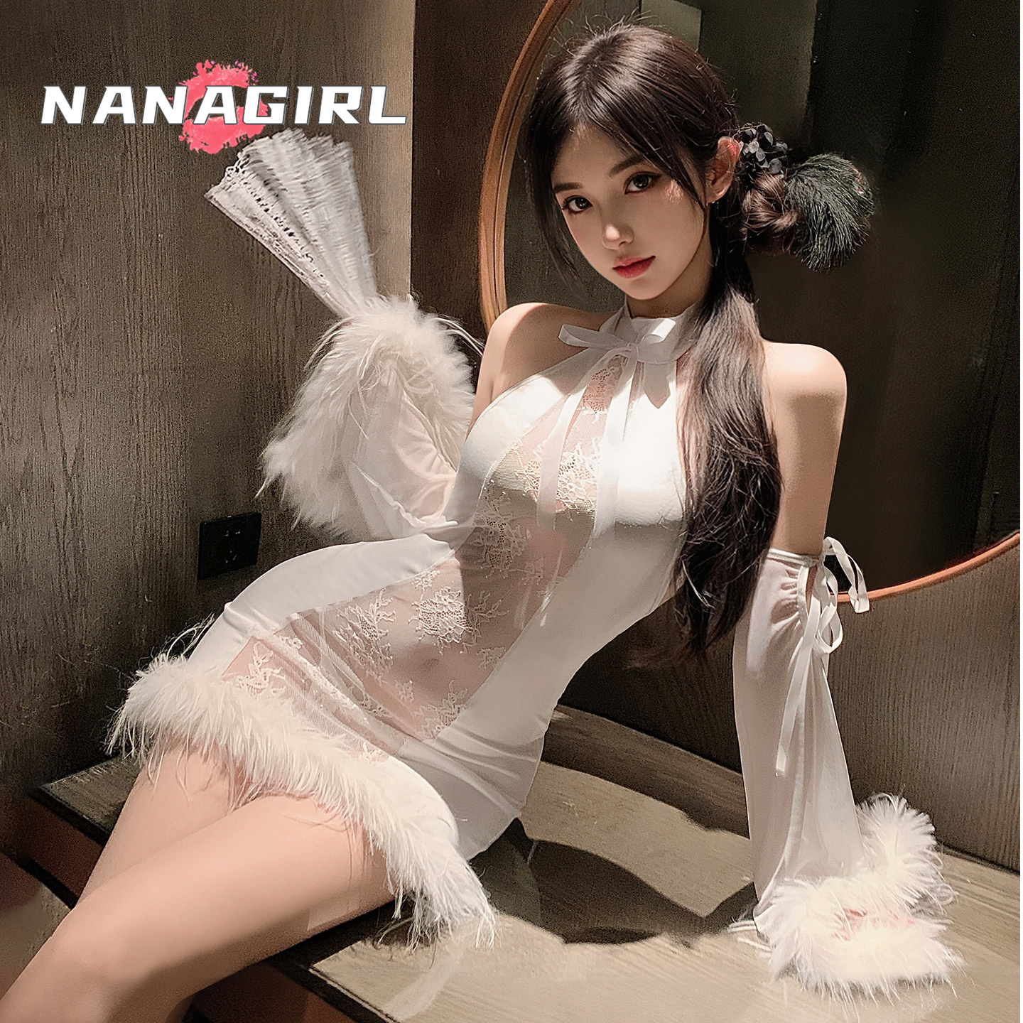 御姐范日系二次元夜店裙cosplay扮演制服圣诞节平安夜派对约会裙