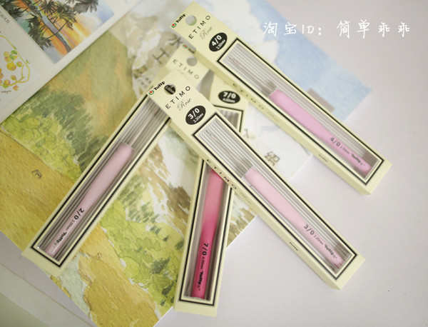 日本广岛系列玫瑰粉色钩针