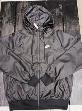 Nike耐克男士连帽运动外套透气速干休闲百搭拉链夹克DA0002-010
