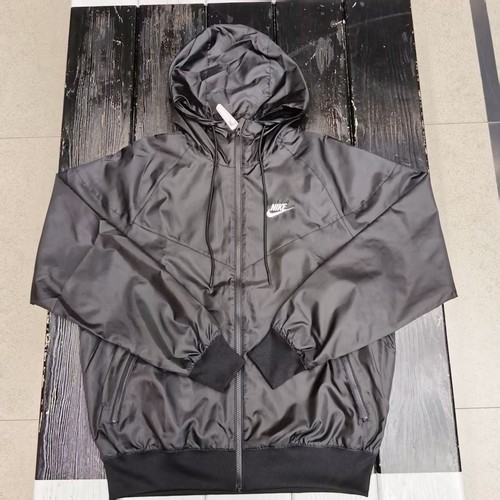 耐克男连帽透气速干拉链夹克