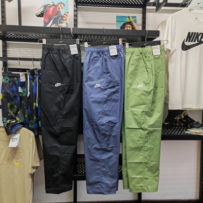 Nike耐克男子工装伐木梭织直筒休闲透气速干运动长裤DX3337