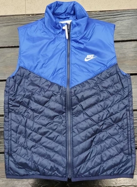 正品Nike耐克男秋冬运动跑步训练休闲保暖轻量棉服马甲背心FB8202