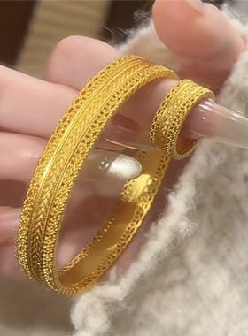 爆款花丝镂空暴富腰缠万贯戒指男