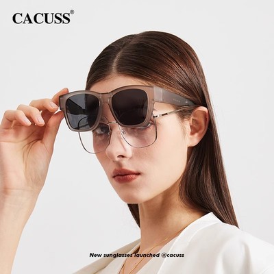 cacuss春季新款太阳眼镜可折叠