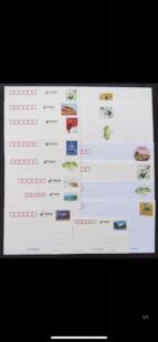 2016年普通邮资封片 PP片.PF封.XK信卡大全套16全，邮局正品