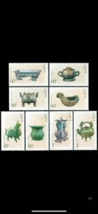 中国邮票2003-26东周青铜器1套8枚全新原胶全品保真 邮局正品