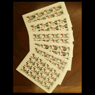 2001-5 水乡古镇大版邮票/整版票 原胶全品 邮局正品  保真