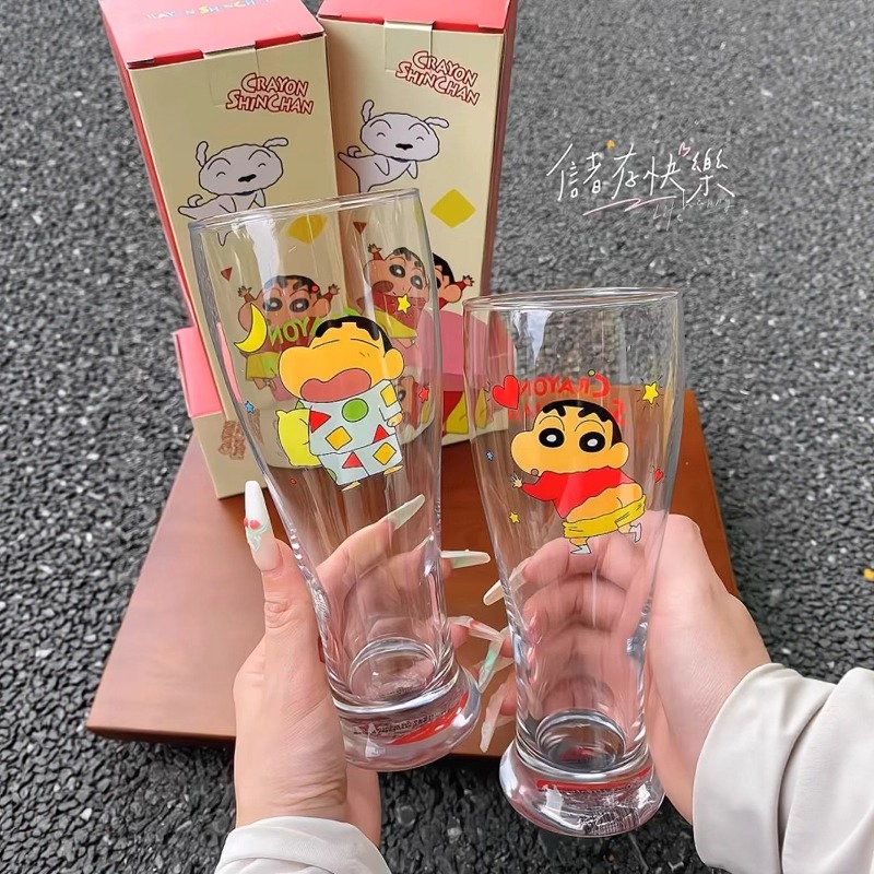 蜡笔小新大容量玻璃杯