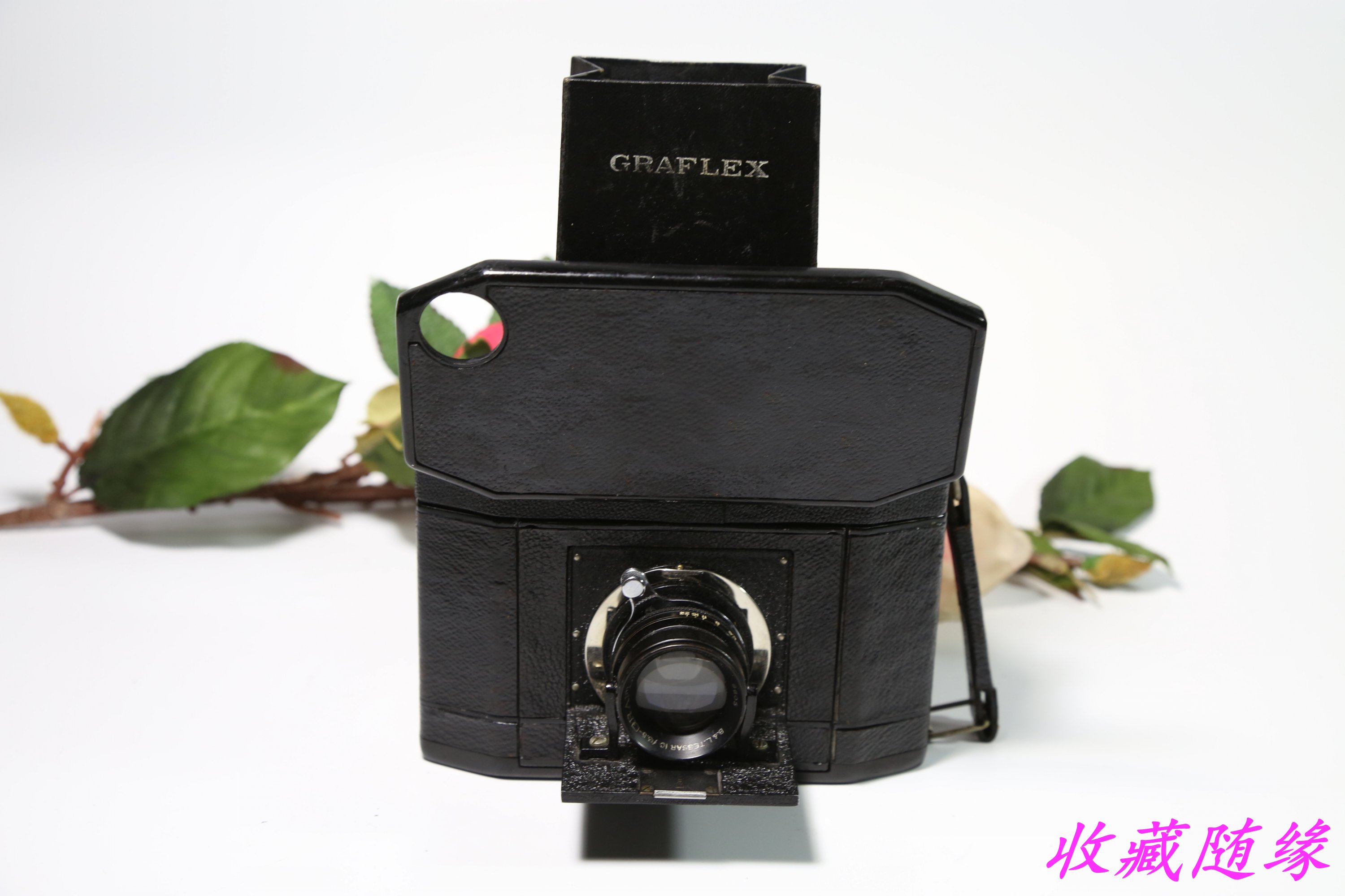 格拉菲相机Graflex烟囱120折叠老相机古董胶片胶卷收藏老相机NC