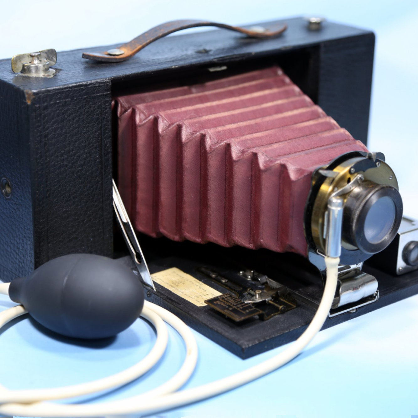 柯达Kodak No.3A相机 折叠风琴红皮腔大画幅胶卷胶片复古收藏GZ6