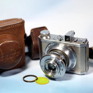 GELTO东亚光机金属压花127胶卷古董袖 珍照相机复古胶片老相机GZX