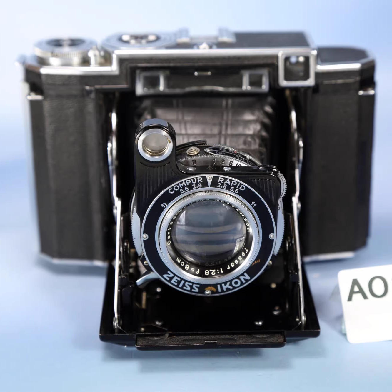 有汉字德国制 蔡司Zeiss 530/16相机120折叠皮腔胶卷胶片照相机WT