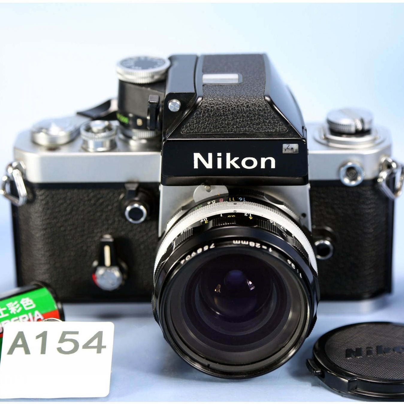 尼康Nikon F2+DP-1测光顶套机 135胶卷胶片单反照相机复古收藏W7