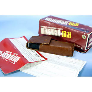 珍胶卷胶片照相机 微型迷你袖 收藏古董W2 LITE 日本MINIMAX