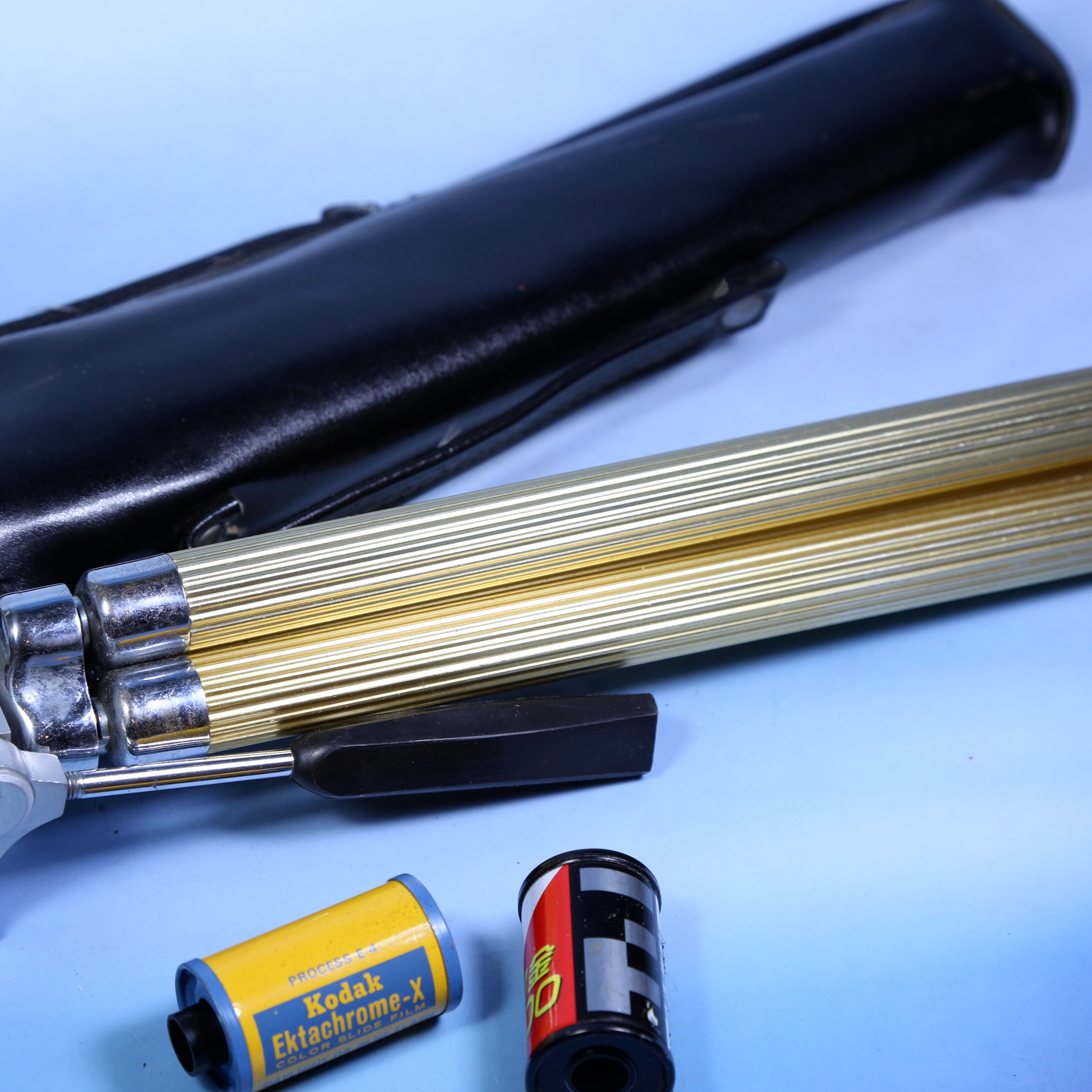 古董三脚架胶片胶卷相机专用纯铜三脚架影视道具老物件收藏GZ18