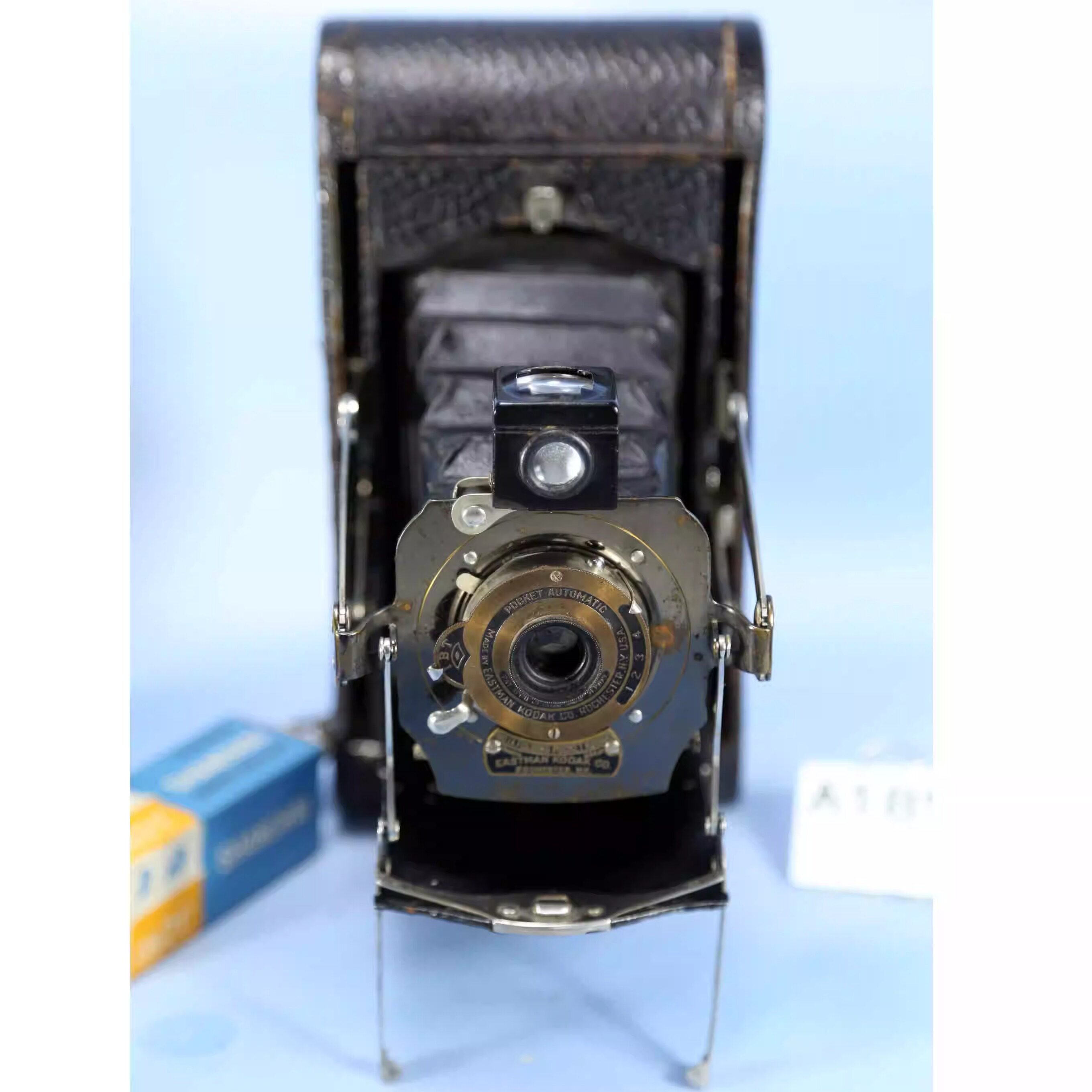 美国柯达折叠皮腔相机 No.1A Folding Pocket Kodak 复古收藏W2