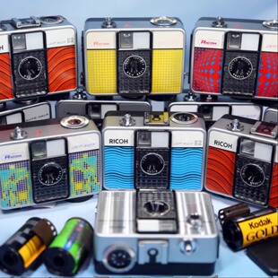 HALF 半格彩色胶片胶卷相机135发条机GZ RICOH理光AUTO