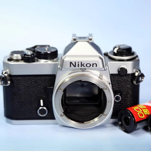 日本尼康Nikon FE银色版 专业单反135胶卷胶片老照相机复古收藏W3