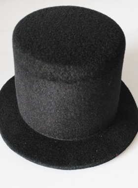 哥特娃娃帽胚diy发饰小礼帽配件宠物红酒魔术帽子原帽胚手工头饰