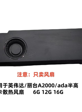 适用于英伟达/丽台A2000/ada半高显卡专业图形散热风扇6G12G16G