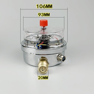100耐震电接点压力表 抗震真空0 40MPA 上海天湖YNXC 1.6 2.5
