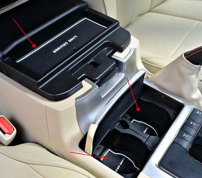 使用于兰德酷路泽门槽垫中东陆地巡洋舰LC300防滑垫储物垫水杯垫