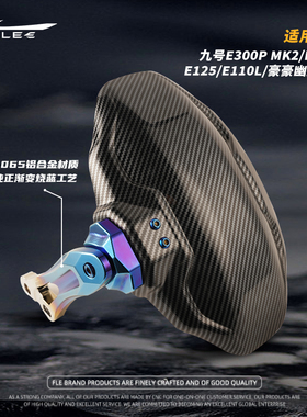 EX九号E300P MK2/E200P/E125/E110L/豪豪幽灵/夜莺/SMRT后挡泥板