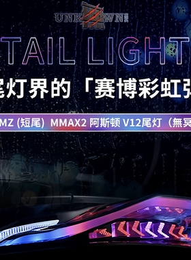 无冥阿斯顿V12尾灯机械师二/MZ短尾机二长尾一体坐直上可调后尾灯