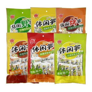 杭州特产华源昌休闲笋338克 真空包装小袋即食香辣泡椒五香油焖笋