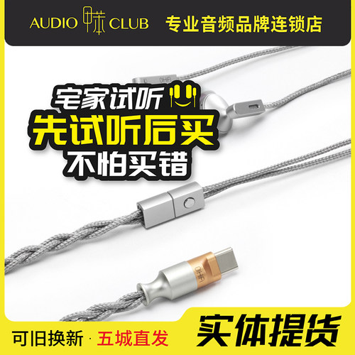 ddHiFi Memory E13P 水月雨平板单元入耳式耳机Type-c带麦线