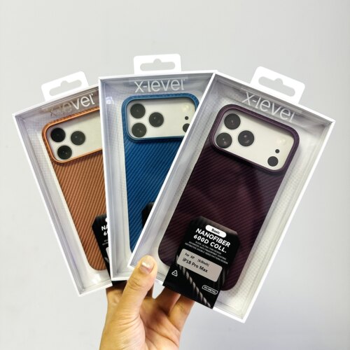 X-Level防摔手机壳18promaX纤维K
