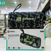 思科耐BQ500蓝牙音响无线迷彩户外双喇叭低音炮卧室桌面带灯款 HOT