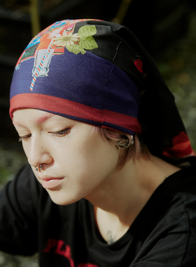 LIFEBEAT x SABRINA联名艺术印花户外运动魔术头巾围脖