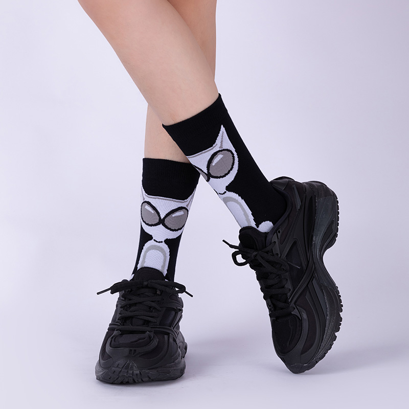 莱比特纯棉吸汗防臭运动长袜