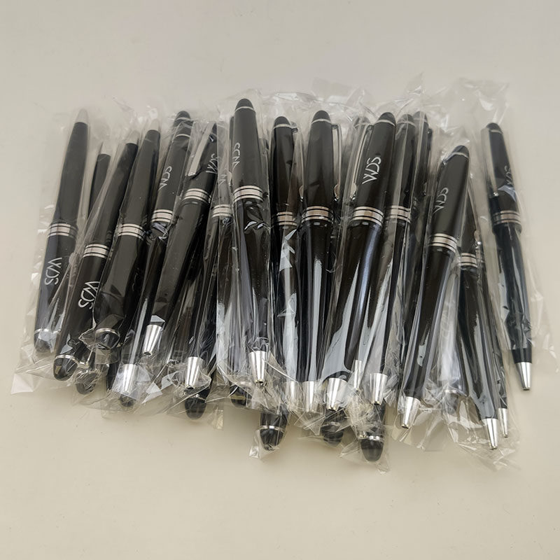 볼펜 푸쉬식 볼펜 블랙 푸쉬식 오피스 펜 학생 펜 필기구 고대 스타일