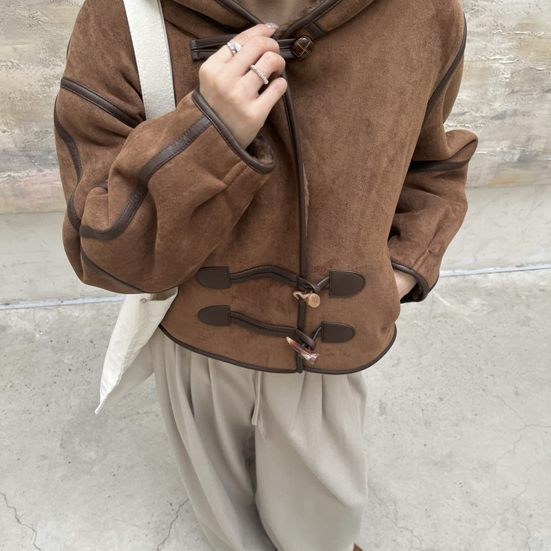 白鹿同款100绵羊复合羊筋绒皮毛一体外套真毛皮草连帽新款冬季女,女装/女士精品,皮草,淘宝优惠券,粉丝福利购,淘宝优惠卷