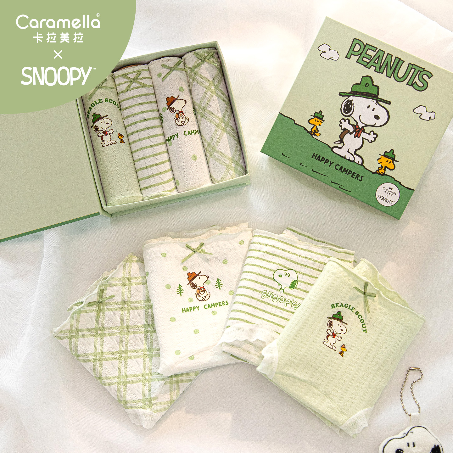 卡拉美拉史努比联名可爱卡通内裤