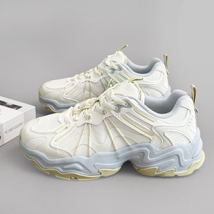 安踏陨石2V2休闲鞋女鞋2026新款厚底增高5老爹运动鞋子122628857