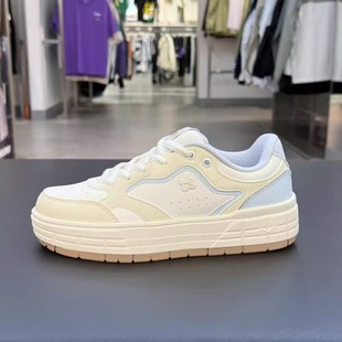 安踏皎月板鞋女子小白鞋秋季新款1经典百搭休闲运动正品122548032