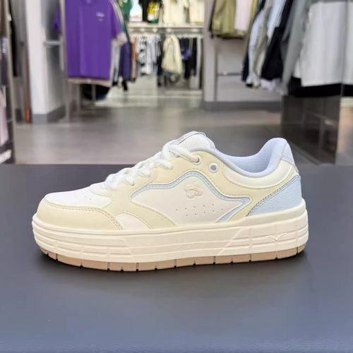 安踏皎月板鞋女子小白鞋秋季新款1经典百搭休闲运动正品122548032