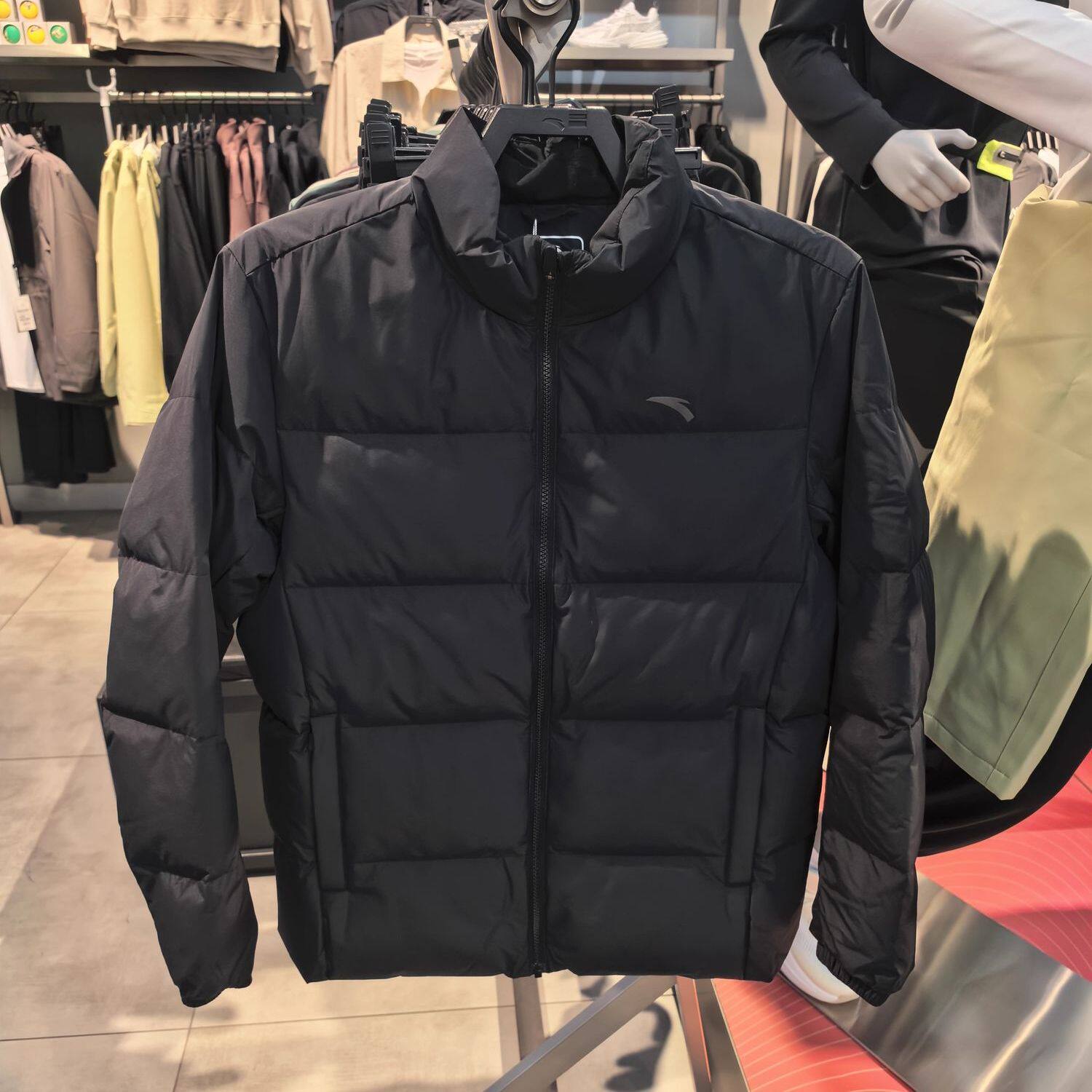 安踏羽绒服男款2025冬季新品立领2保暖运动休闲黑色外套152547934,运动服/休闲服装,运动羽绒服,淘宝优惠券,粉丝福利购,淘宝优惠卷