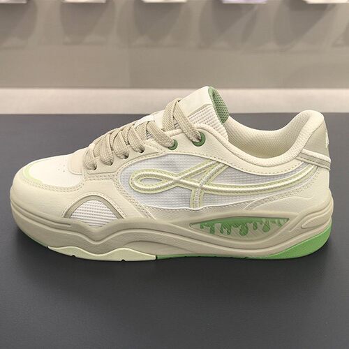 安踏烈焰板鞋女鞋透气2026春季新款2百搭休闲鞋运动鞋子122628094