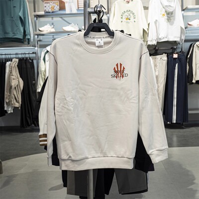 安踏凯里欧文系列卫衣男美式套头衫1加绒休闲运动上衣172541711N