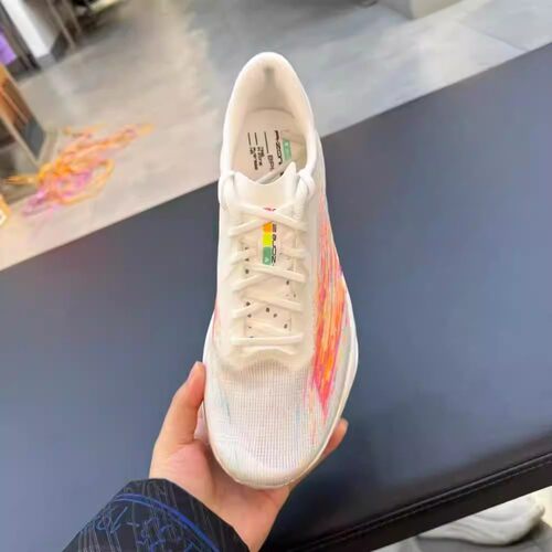 安踏二区心率90跑鞋男款心跳6格桑花新款竞速无板训练鞋112625579