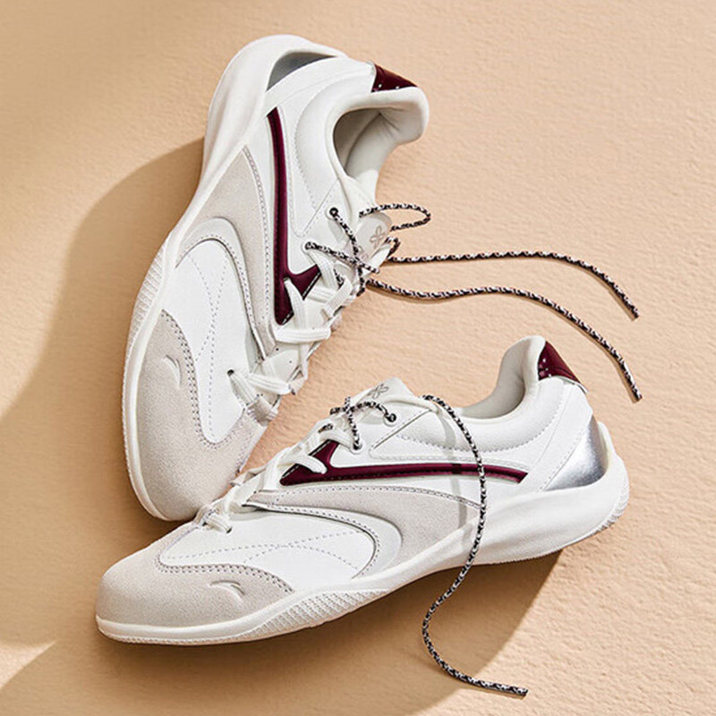 安踏可丽薄底芭蕾风休闲鞋女2025秋季新款1平底运动鞋子122548886,运动鞋new,运动休闲鞋,淘宝优惠券,粉丝福利购,淘宝优惠卷