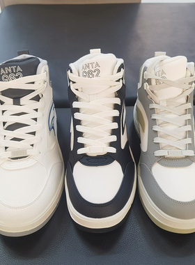 安踏982大棉鞋男加绒板鞋高帮冬季新款4休闲运动鞋正品112548971