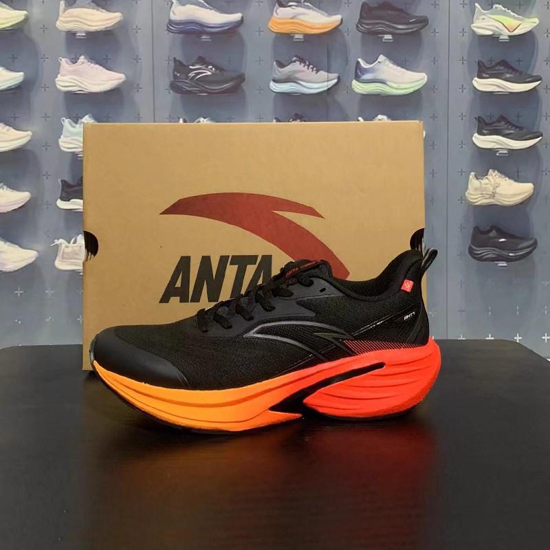 安踏火箭7代跑步鞋男氮科技防泼水3竞速训练运动鞋正品112545581